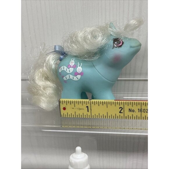 Vtge My Little Pony G1 Baby Wiggles Newborn Baby Ponies Aqua Unicorn COMPLETE - Picture 16 of 16